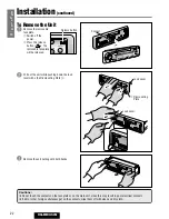 Preview for 22 page of Panasonic CQ-RD324N Operating Instructions Manual