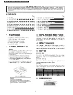 Предварительный просмотр 2 страницы Panasonic CQ-RDP102N Service Manual