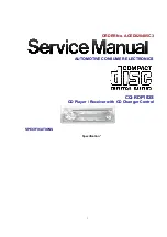 Panasonic CQ-RDP102S Service Manual preview