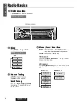 Preview for 8 page of Panasonic CQ-RDP472N Operating Instructions Manual