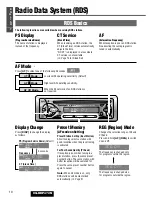 Preview for 10 page of Panasonic CQ-RDP472N Operating Instructions Manual