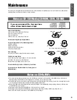 Preview for 29 page of Panasonic CQ-RDP472N Operating Instructions Manual