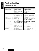 Предварительный просмотр 20 страницы Panasonic CQ-RG131W Operating Instructions Manual