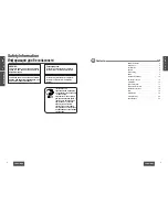 Preview for 2 page of Panasonic CQ-RG133WA Operating Instructions Manual