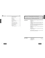 Preview for 3 page of Panasonic CQ-RG133WA Operating Instructions Manual