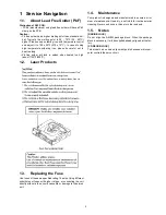 Предварительный просмотр 2 страницы Panasonic CQ-RX100L Service Manual