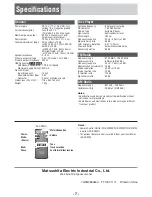 Предварительный просмотр 7 страницы Panasonic CQ-RX101W Operating Instructions Manual