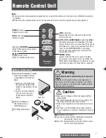 Preview for 7 page of Panasonic CQ-RXBT490W Operating Instructions Manual