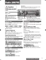 Preview for 13 page of Panasonic CQ-RXBT490W Operating Instructions Manual