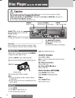 Preview for 14 page of Panasonic CQ-RXBT490W Operating Instructions Manual