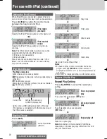 Preview for 22 page of Panasonic CQ-RXBT490W Operating Instructions Manual