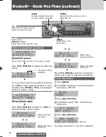 Preview for 30 page of Panasonic CQ-RXBT490W Operating Instructions Manual