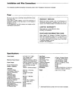 Предварительный просмотр 3 страницы Panasonic CQ-S713EC Operating Instructions Manual