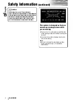 Предварительный просмотр 4 страницы Panasonic CQ-VA7005W Operating Instructions Manual