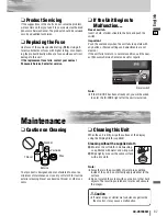 Предварительный просмотр 47 страницы Panasonic CQ-VA7005W Operating Instructions Manual