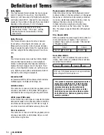 Предварительный просмотр 50 страницы Panasonic CQ-VA7005W Operating Instructions Manual