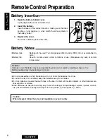 Предварительный просмотр 5 страницы Panasonic CQ-VA707N Operating Instructions Manual