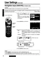 Preview for 26 page of Panasonic CQ-VA707W Operating Manual