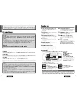 Предварительный просмотр 3 страницы Panasonic CQ-VA7800N Operating Instructions Manual