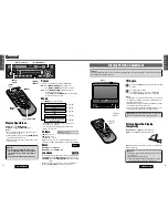 Предварительный просмотр 7 страницы Panasonic CQ-VA7800N Operating Instructions Manual