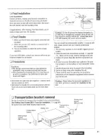 Предварительный просмотр 61 страницы Panasonic CQ-VAD7200U Operating Instructions Manual