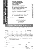 Предварительный просмотр 98 страницы Panasonic CQ-VAD7200U Operating Instructions Manual