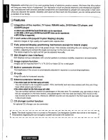 Предварительный просмотр 4 страницы Panasonic CQ-VAD7200U Operating Manual