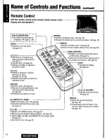 Предварительный просмотр 14 страницы Panasonic CQ-VAD7200U Operating Manual