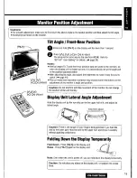 Предварительный просмотр 19 страницы Panasonic CQ-VAD7200U Operating Manual