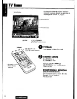 Предварительный просмотр 20 страницы Panasonic CQ-VAD7200U Operating Manual