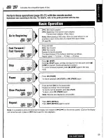 Предварительный просмотр 25 страницы Panasonic CQ-VAD7200U Operating Manual