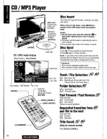 Предварительный просмотр 28 страницы Panasonic CQ-VAD7200U Operating Manual