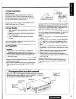 Предварительный просмотр 61 страницы Panasonic CQ-VAD7200U Operating Manual