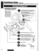 Предварительный просмотр 62 страницы Panasonic CQ-VAD7200U Operating Manual