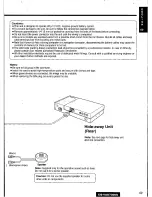 Предварительный просмотр 69 страницы Panasonic CQ-VAD7200U Operating Manual