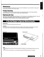 Предварительный просмотр 85 страницы Panasonic CQ-VAD7200U Operating Manual