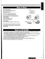 Предварительный просмотр 87 страницы Panasonic CQ-VAD7200U Operating Manual