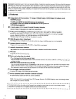 Предварительный просмотр 4 страницы Panasonic CQ-VAD7300U Operating Manual