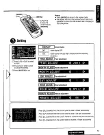 Предварительный просмотр 51 страницы Panasonic CQ-VAD7300U Operating Manual