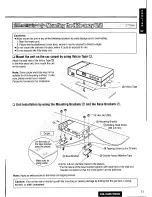 Предварительный просмотр 71 страницы Panasonic CQ-VAD7300U Operating Manual