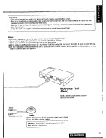 Предварительный просмотр 75 страницы Panasonic CQ-VAD7300U Operating Manual