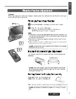 Предварительный просмотр 21 страницы Panasonic CQ-VAD9300U Operating Instructions Manual