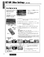 Предварительный просмотр 72 страницы Panasonic CQ-VAD9300U Operating Instructions Manual