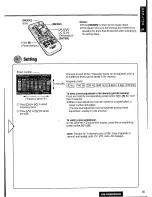 Предварительный просмотр 65 страницы Panasonic CQ-VAD9300U Operating Manual