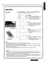 Предварительный просмотр 71 страницы Panasonic CQ-VAD9300U Operating Manual