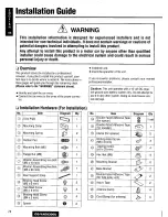 Предварительный просмотр 74 страницы Panasonic CQ-VAD9300U Operating Manual