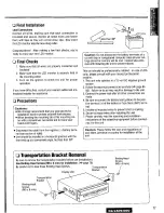 Предварительный просмотр 77 страницы Panasonic CQ-VAD9300U Operating Manual