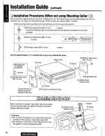 Предварительный просмотр 80 страницы Panasonic CQ-VAD9300U Operating Manual