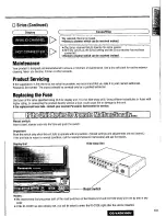 Предварительный просмотр 101 страницы Panasonic CQ-VAD9300U Operating Manual