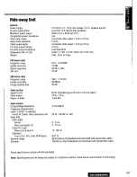 Предварительный просмотр 107 страницы Panasonic CQ-VAD9300U Operating Manual